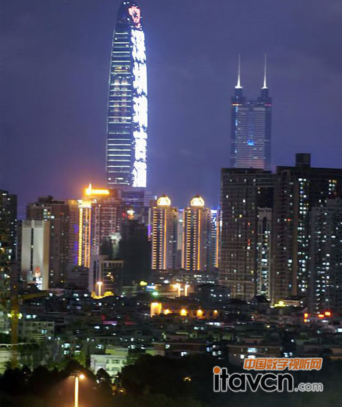 深圳瑞吉酒店夜景