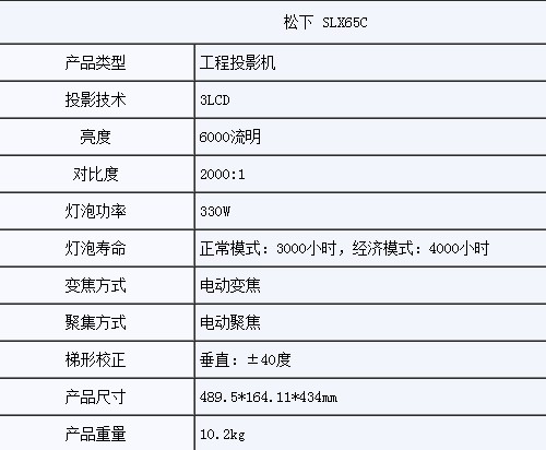 PT-SLX65C